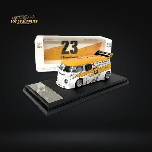 Aurora Model VW Volkswagen T1 Van Lighting #23 Livery 1:64 - Evergreen Kings