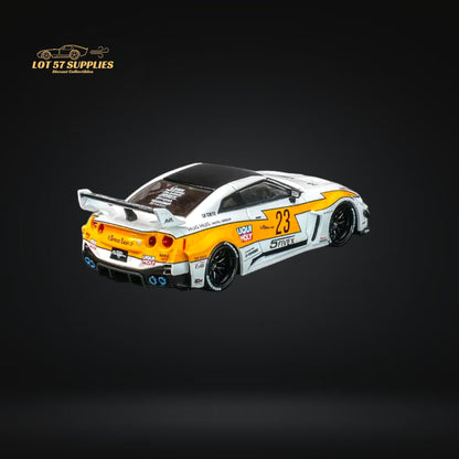 Diecast Nissan Skyline GT-R R35RR LBWK silhouette model in 1:64 scale from Lot57Supplies Diecast Shop
