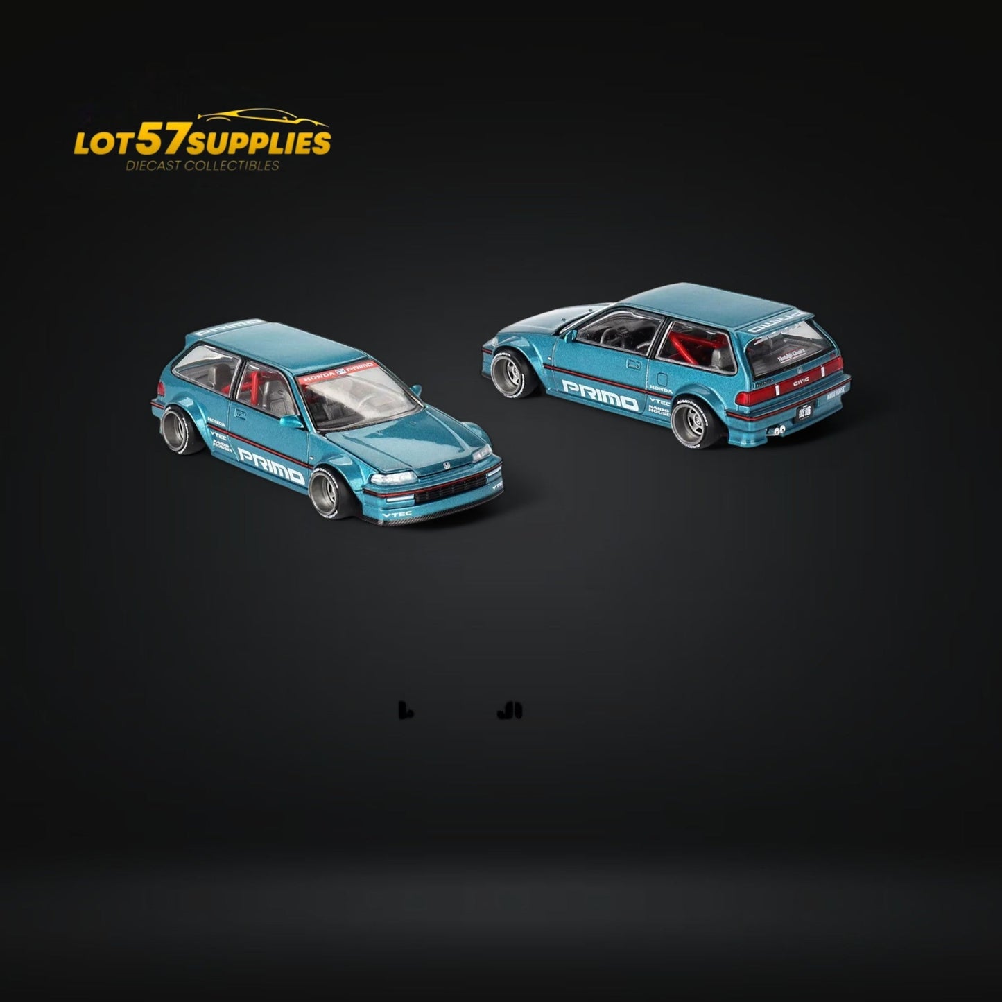 Mini GT x Kaido House Honda Civic EF Tahitian Green 1:64 - Evergreen Kings
