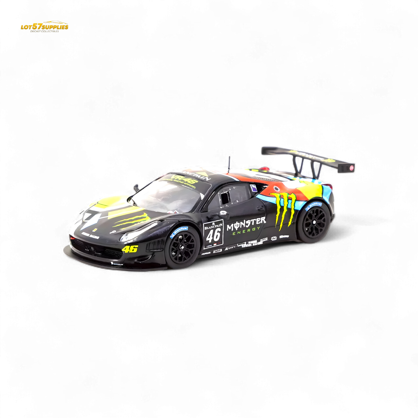 Tarmac Works Hobby64 Ferrari 458 Italia GT3 Blancpain Endurance 2012 V. Rossi 1:64 T64-073-12BGT46M - Evergreen Kings
