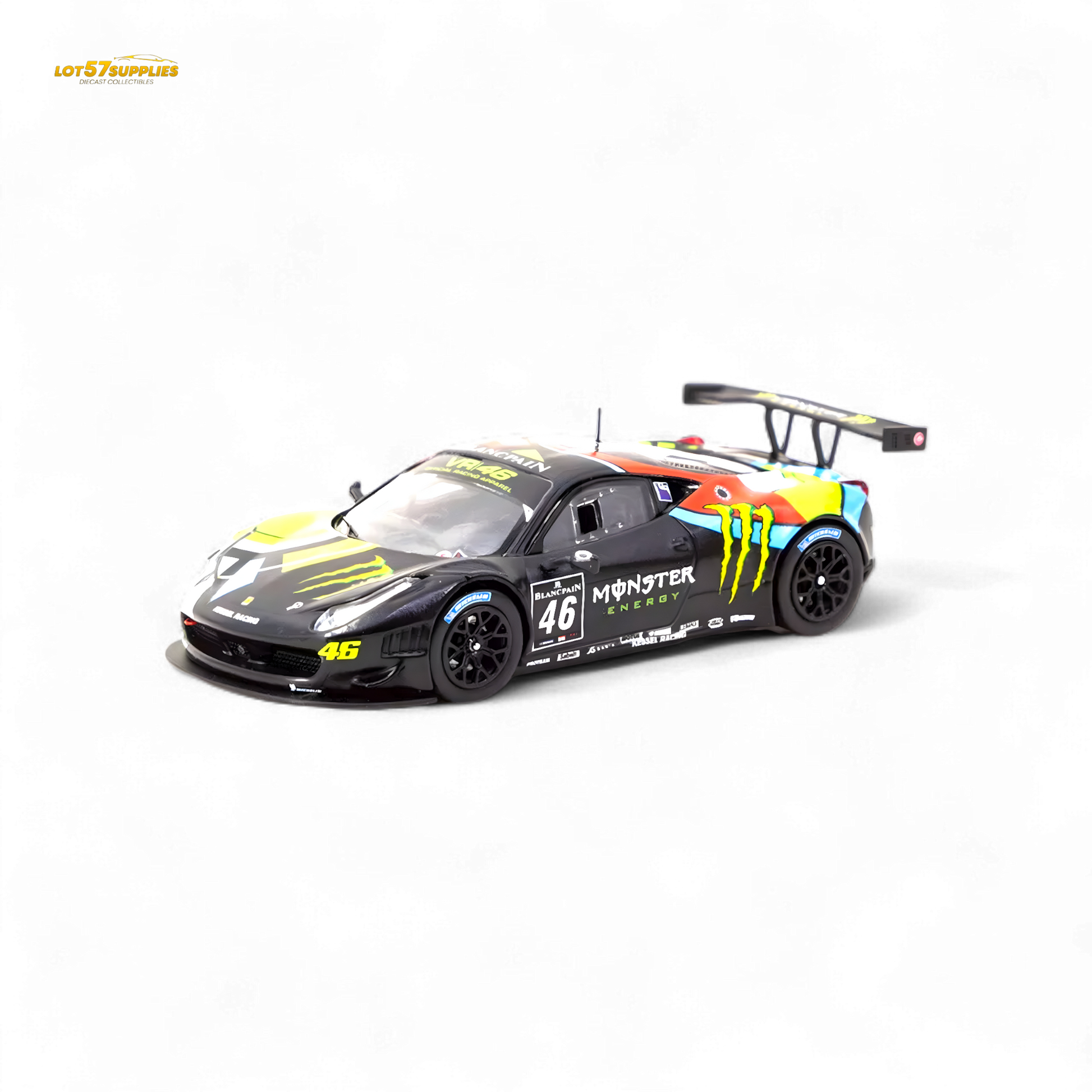 Tarmac Works Hobby64 Ferrari 458 Italia GT3 Blancpain Endurance 2012 V. Rossi 1:64 T64-073-12BGT46M - Evergreen Kings