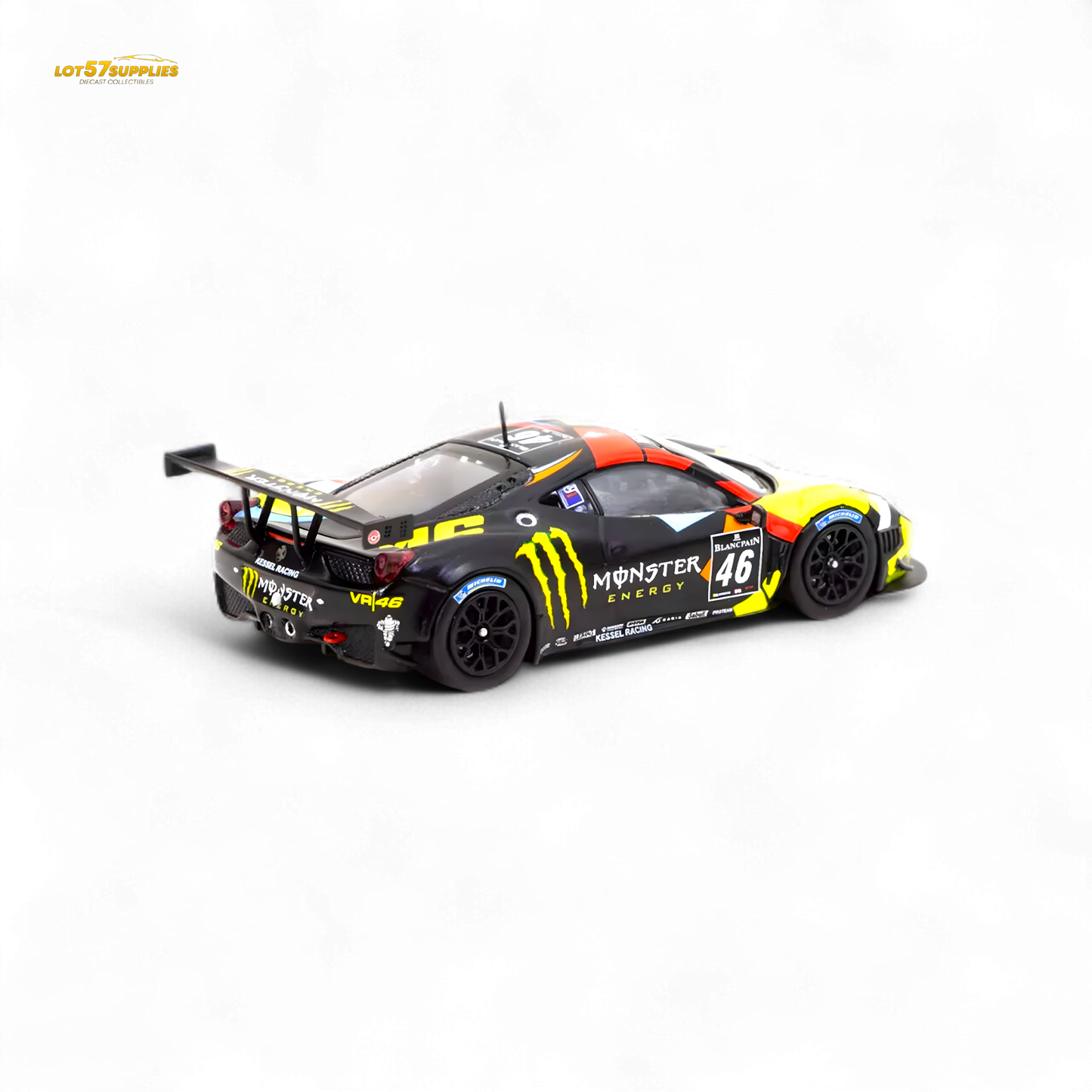 Tarmac Works Hobby64 Ferrari 458 Italia GT3 Blancpain Endurance 2012 V. Rossi 1:64 T64-073-12BGT46M - Evergreen Kings