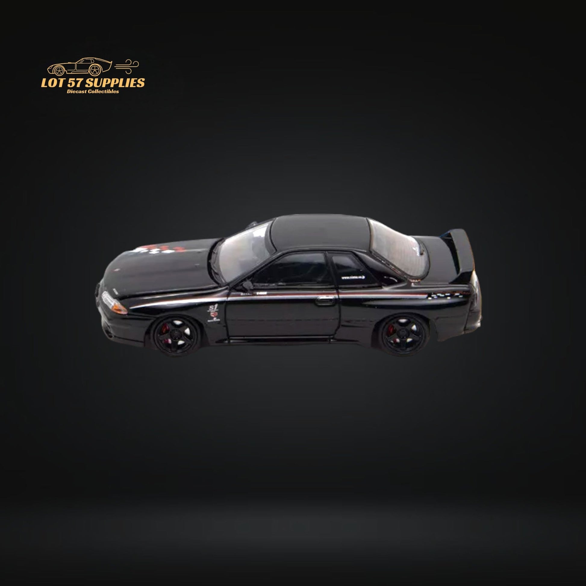 Nissan Skyline R32 GT-R Nismo S-Tune diecast model by Lot57Supplies, detailed 1:64 scale Nissan car with distinctive design features.