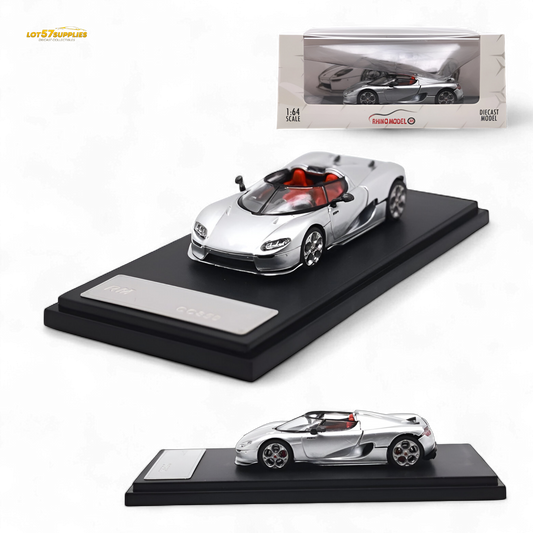Rhino Model CC850 Silver 1:64 - Evergreen Kings