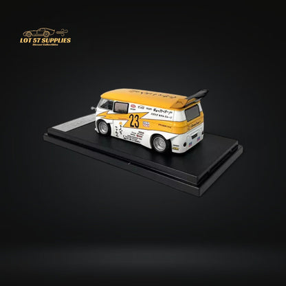 Volkswagen Aurora Model VW T1 Van diecast with lighting and #23 Livery in 1:64 scale from Lot57Supplies Diecast Shop