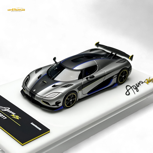 Guo Ji Agera RS Matte Silver Gray 1:64 - Evergreen Kings
