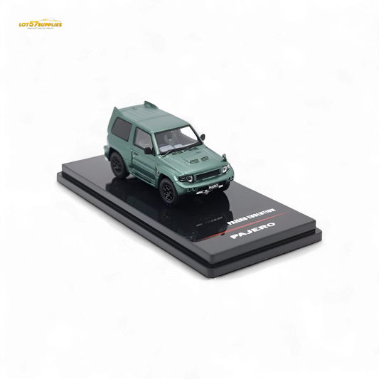 Inno64 Mitsubishi Pajero Evolution Satin Green 1:64 - Evergreen Kings