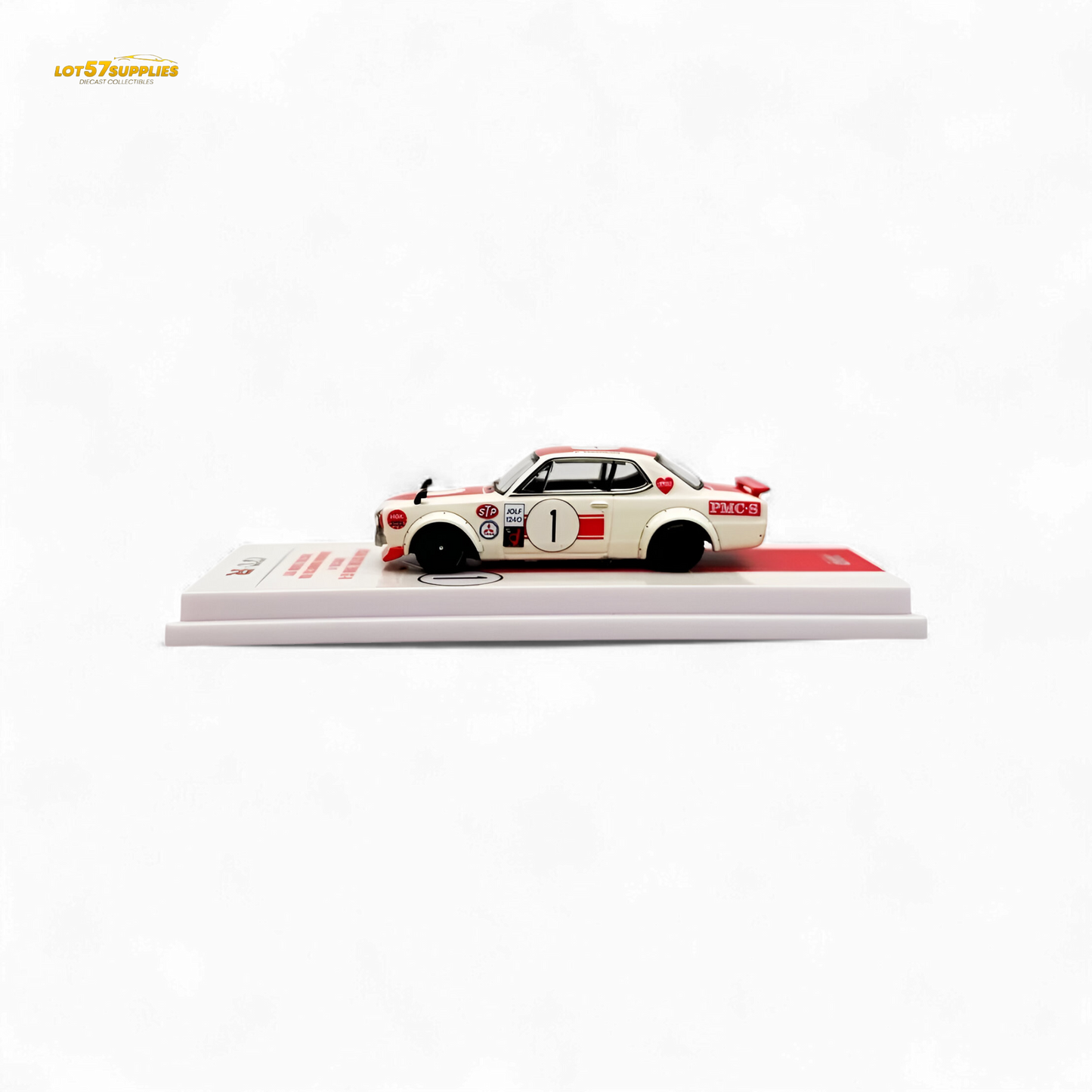 Inno64 Nissan Skyline 2000 GT-R KPGC10 #1 Takahashi Kunimitsu Fuji Masters 1971 1:64 - Evergreen Kings