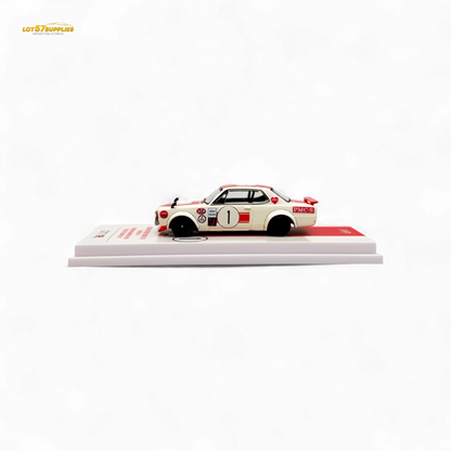 Inno64 Nissan Skyline 2000 GT-R KPGC10 #1 Takahashi Kunimitsu Fuji Masters 1971 1:64 - Evergreen Kings