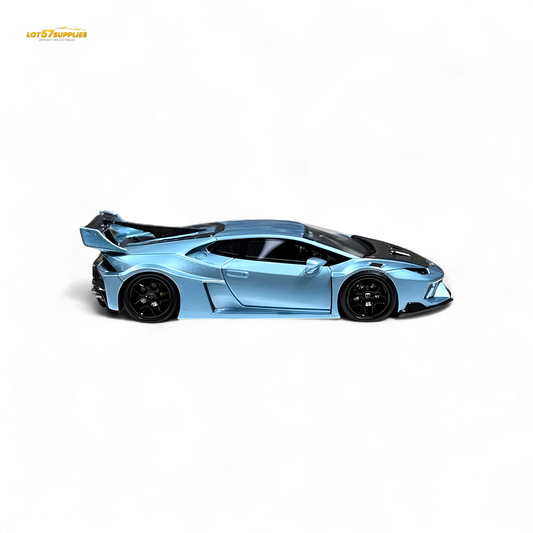 Flame Lamborghini Huracan LP610-4 ICE BLUE 1:64 - Evergreen Kings
