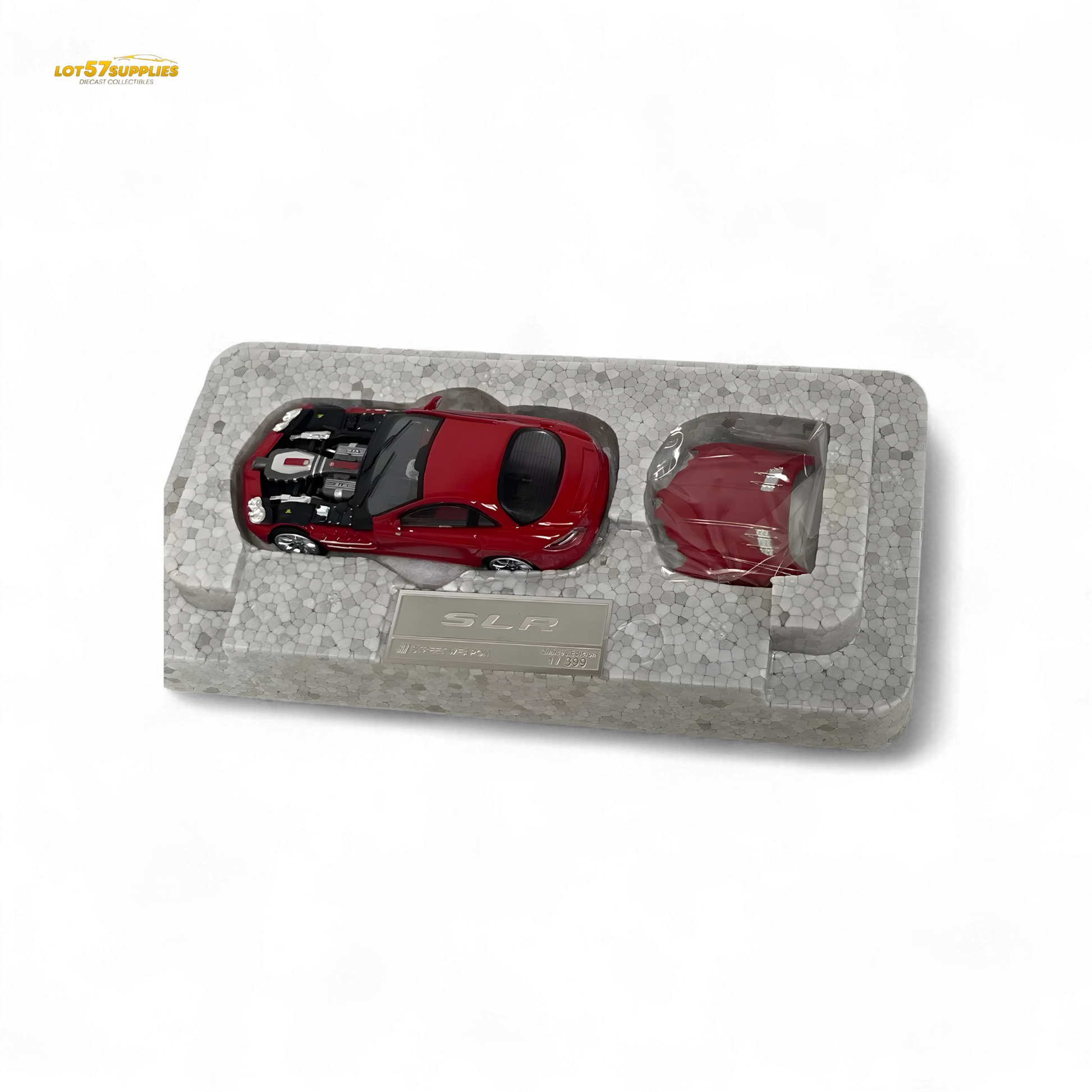 Street Weapon Mercedes-Benz McLaren SLR Red 1:64 - Evergreen Kings
