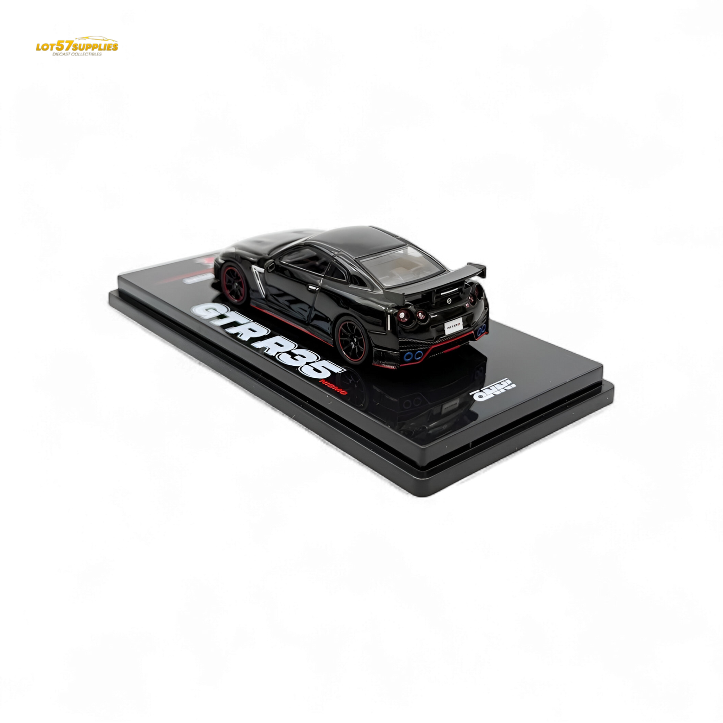 Inno64 Nissan GT-R R35 NISMO Black 1:64 - Evergreen Kings