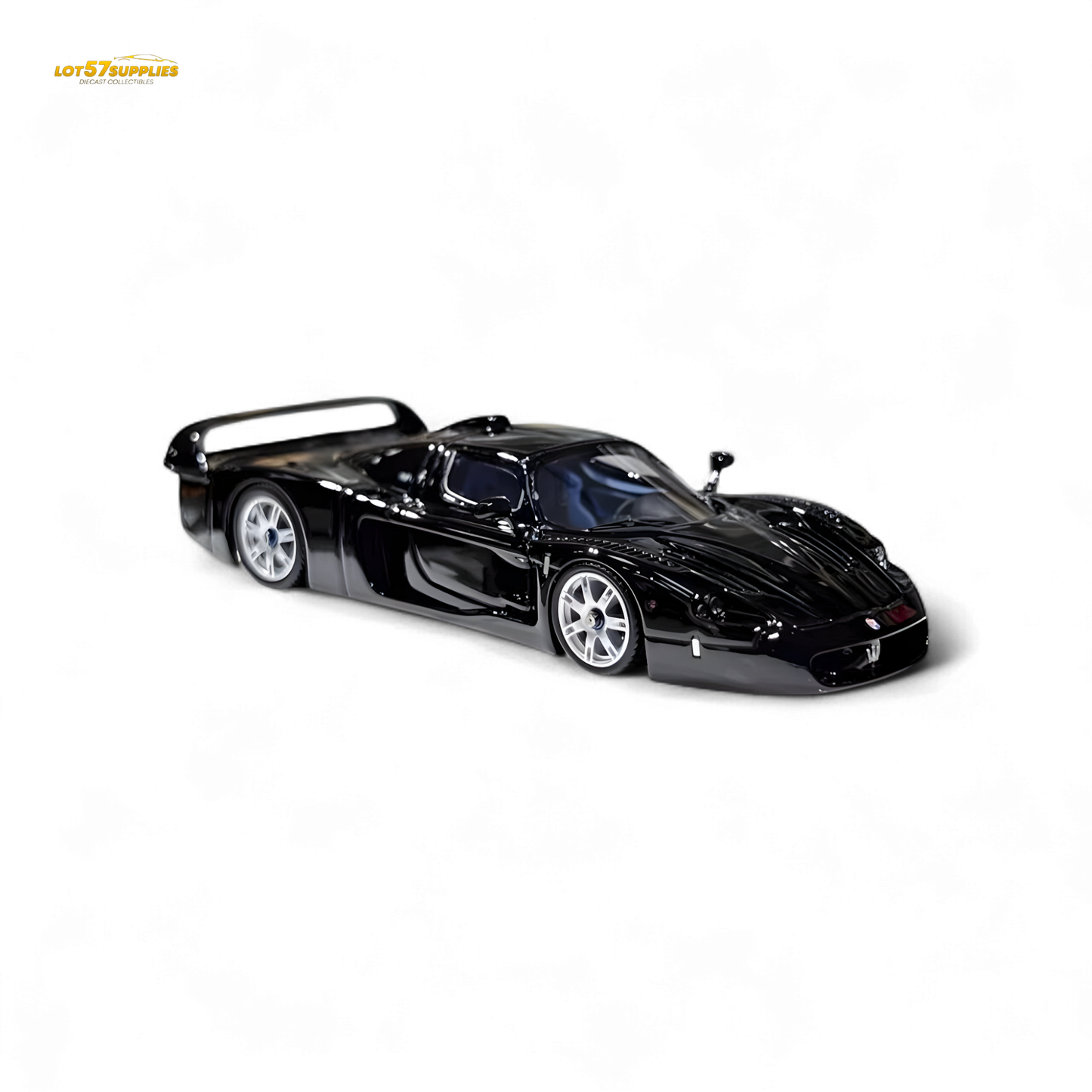 YM Model Maserati MC12 Stradale Corsa Black 1:64 - Evergreen Kings