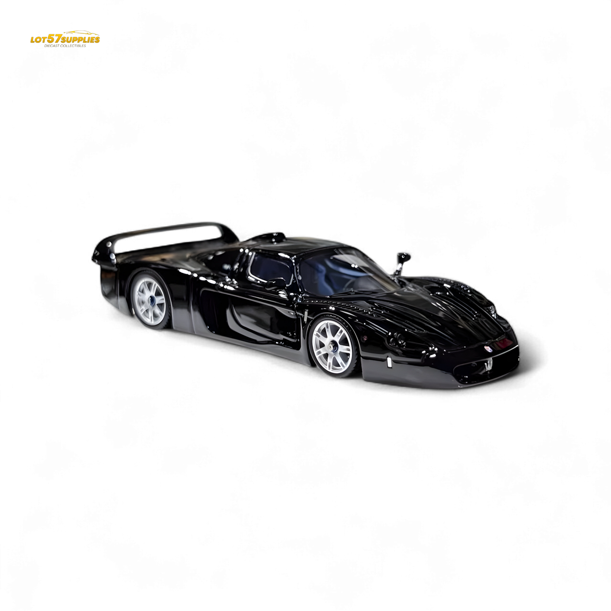 YM Model Maserati MC12 Stradale Corsa Black 1:64 - Evergreen Kings