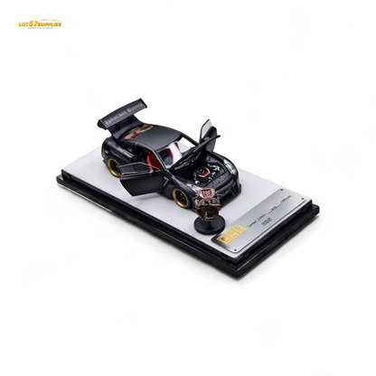 PGM Rocket Bunny R35 Matte Black 1:64 - Evergreen Kings