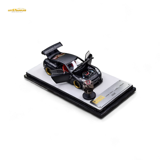 PGM Rocket Bunny R35 Matte Black 1:64 - Evergreen Kings