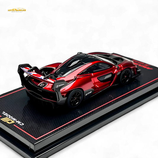 CM Model McLaren Senna GTR Metallic Red 1:64 - Evergreen Kings