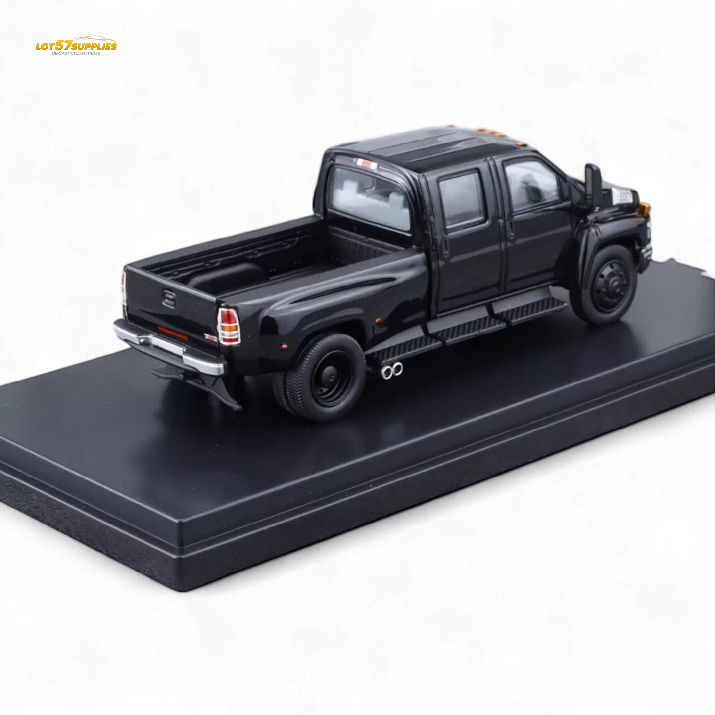 GOC GMC TOPKICK Pickup Black 1:64 - Evergreen Kings