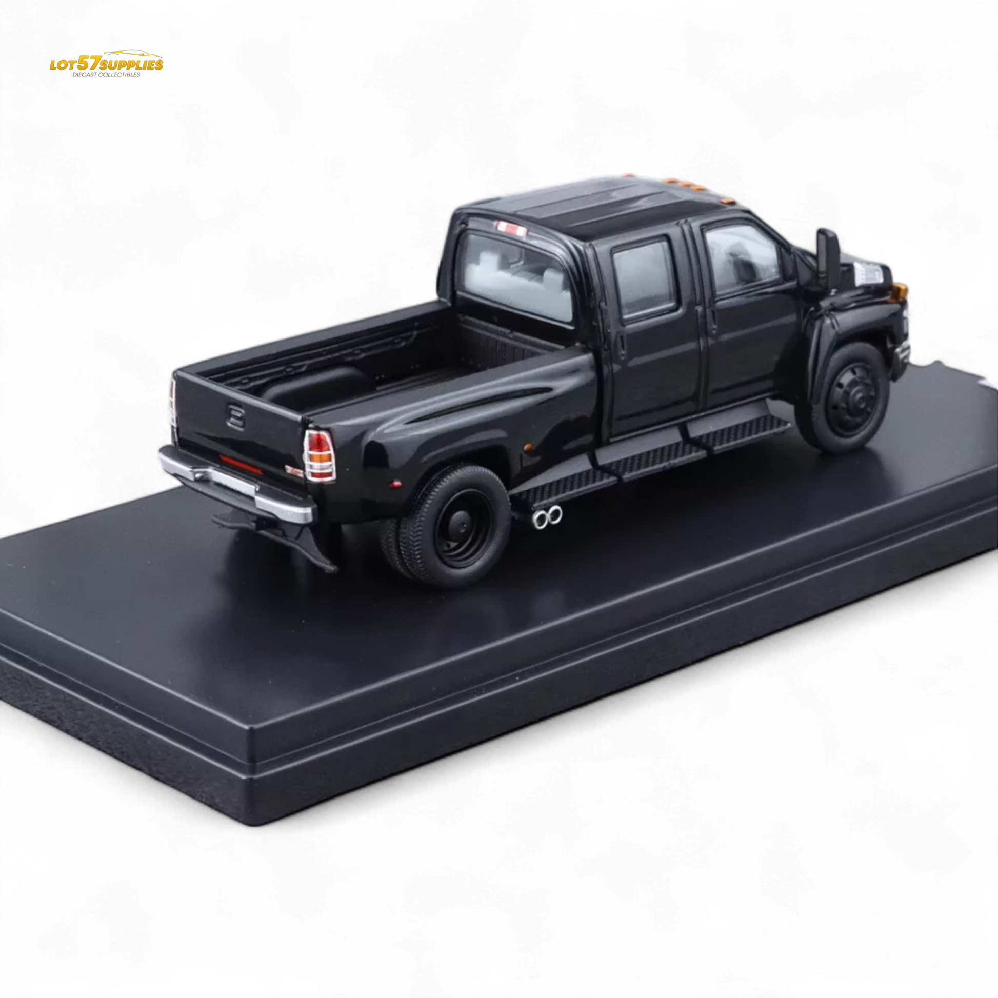 GOC GMC TOPKICK Pickup Black 1:64 - Evergreen Kings