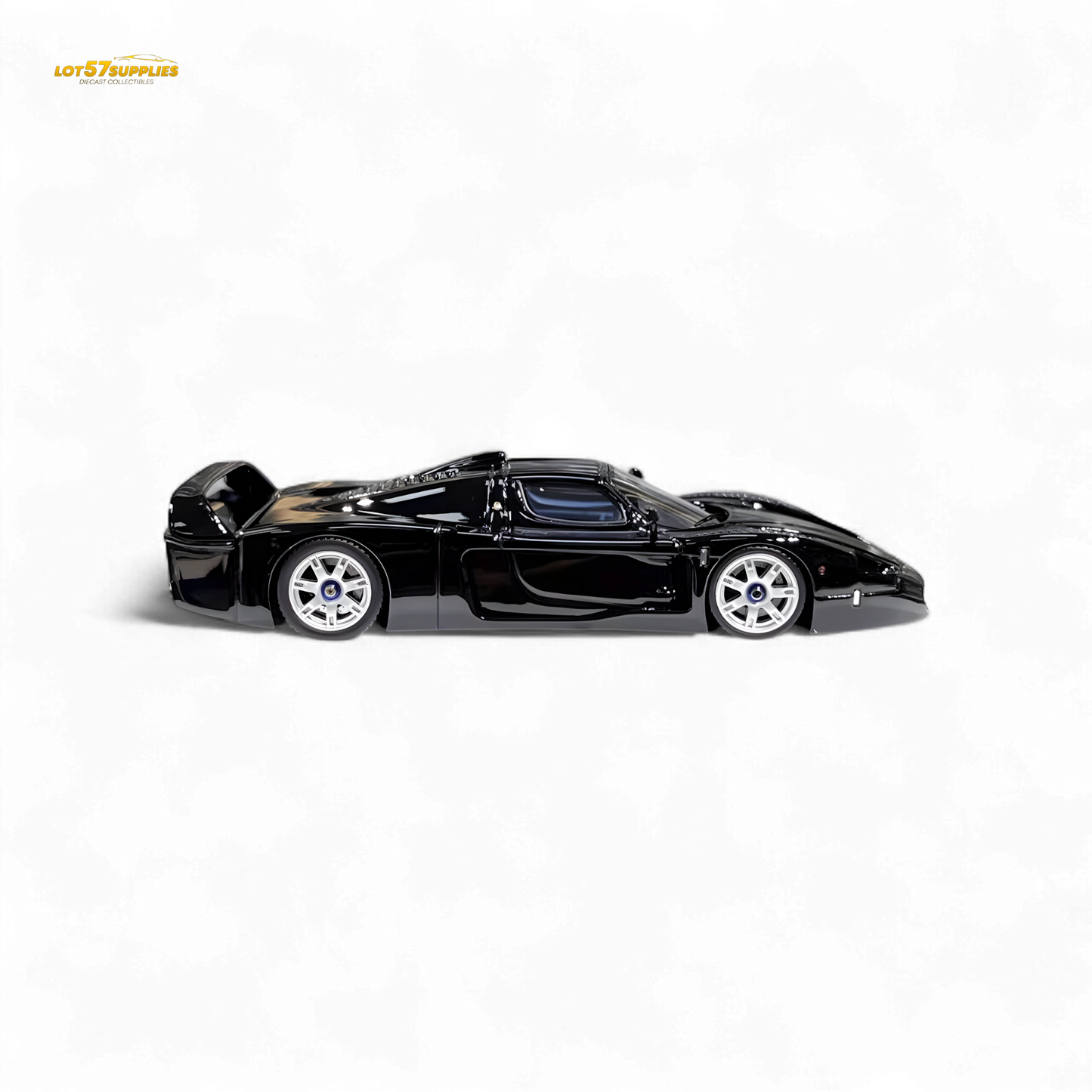 YM Model Maserati MC12 Stradale Corsa Black 1:64 - Evergreen Kings