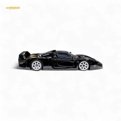 YM Model Maserati MC12 Stradale Corsa Black 1:64 - Evergreen Kings