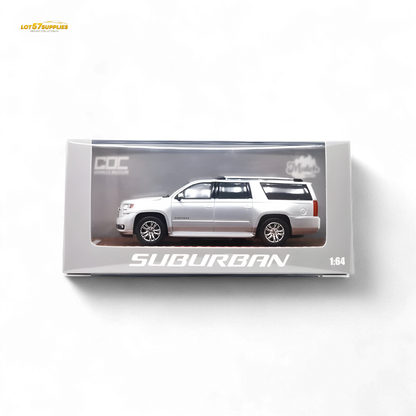GOC Chevrolet Suburban 2015 Silver 1:64 - Evergreen Kings