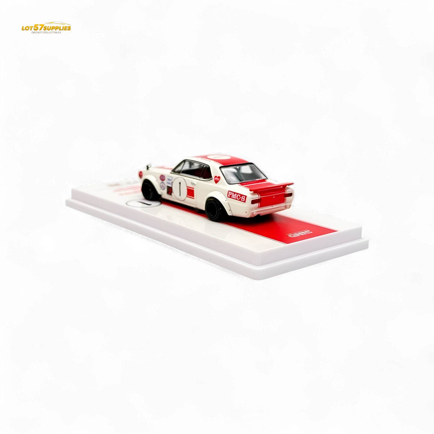 Inno64 Nissan Skyline 2000 GT-R KPGC10 #1 Takahashi Kunimitsu Fuji Masters 1971 1:64 - Evergreen Kings