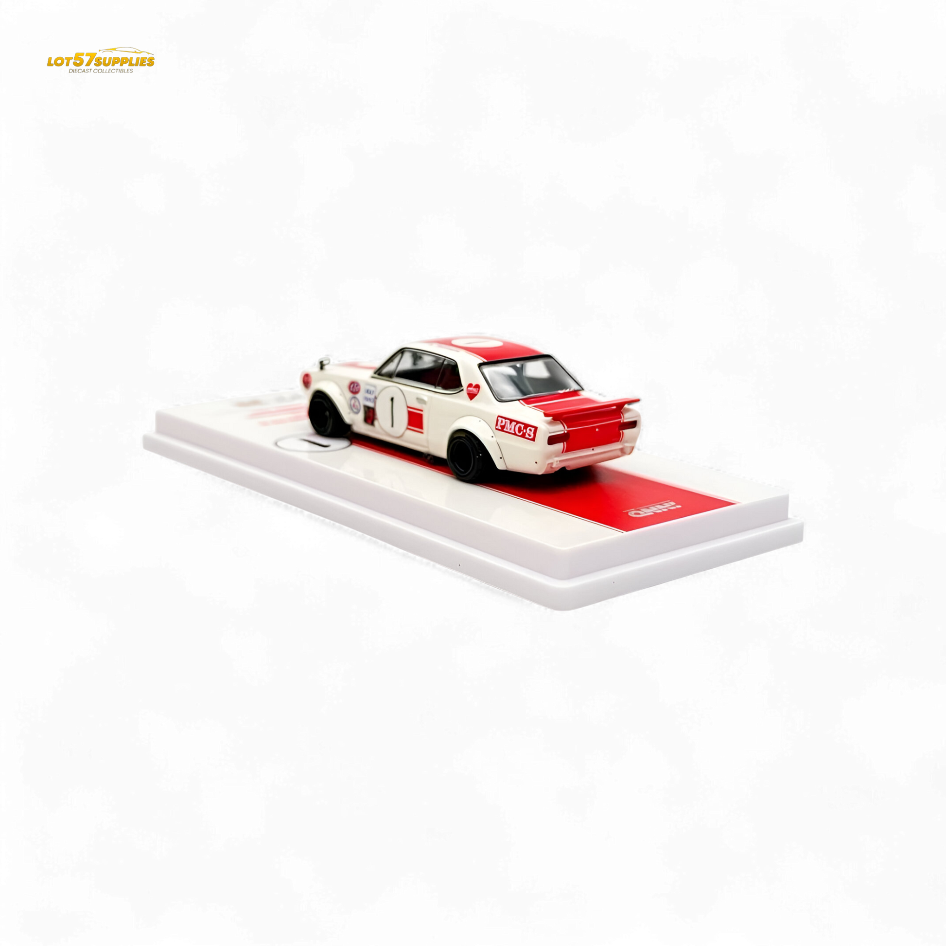 Inno64 Nissan Skyline 2000 GT-R KPGC10 #1 Takahashi Kunimitsu Fuji Masters 1971 1:64 - Evergreen Kings