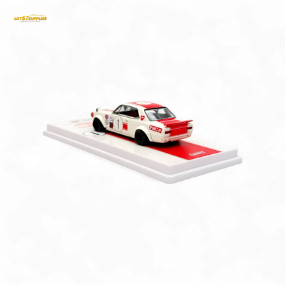 Inno64 Nissan Skyline 2000 GT-R KPGC10 #1 Takahashi Kunimitsu Fuji Masters 1971 1:64 - Evergreen Kings