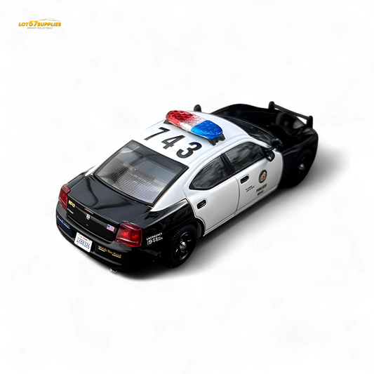 Rollin Dodge Charger 06 LAPD 1:64 - Evergreen Kings