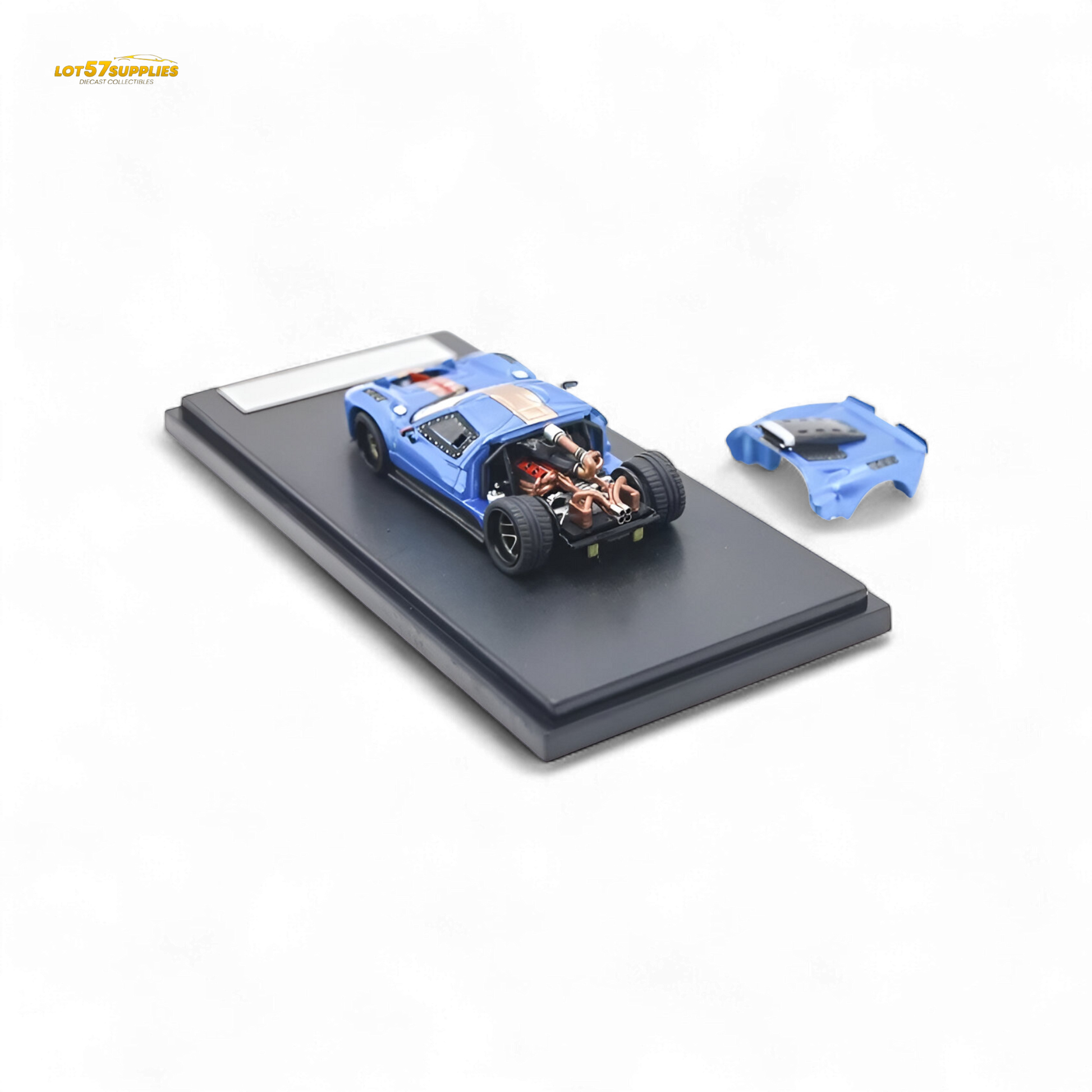Rhino Model Ford GT40 Blue 1:64 - Evergreen Kings