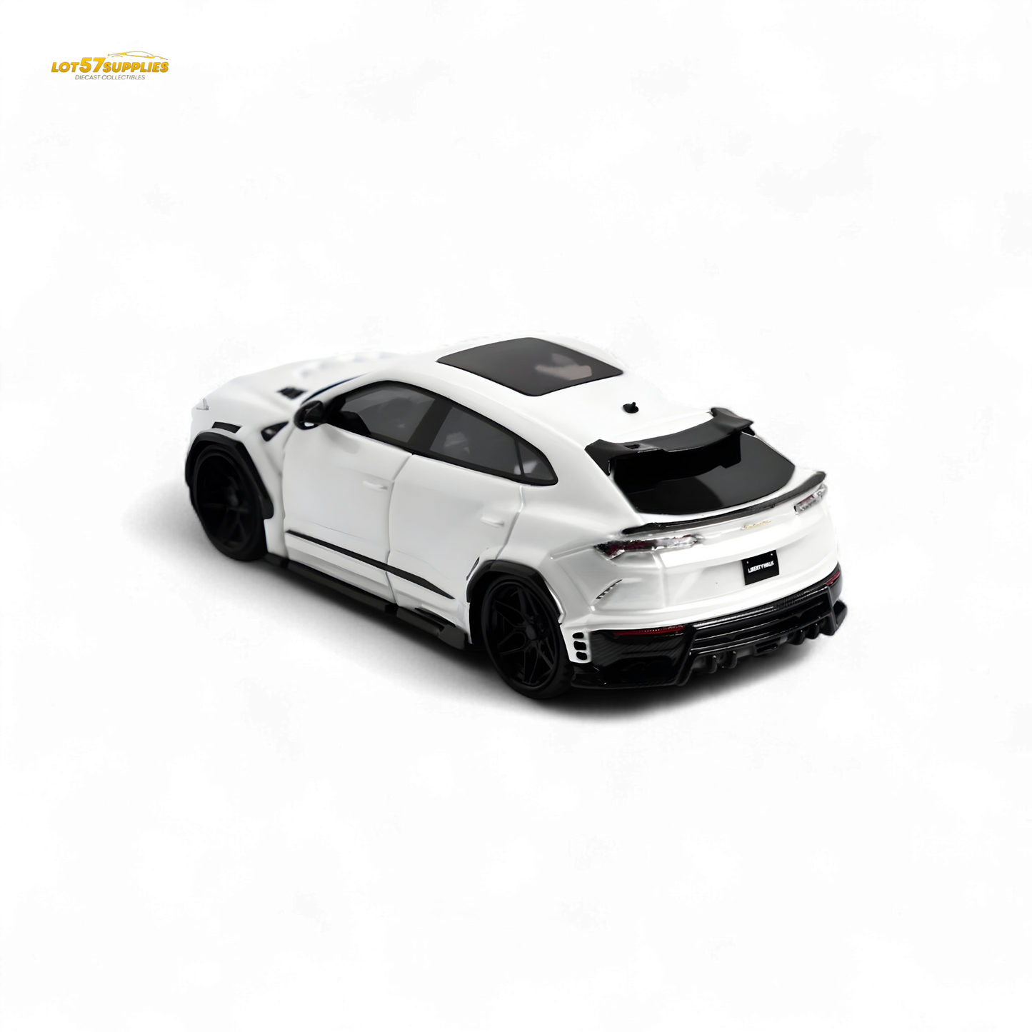 Flame Lamborghini Urus LBWK Bianco Icarus White 1:64 - Evergreen Kings