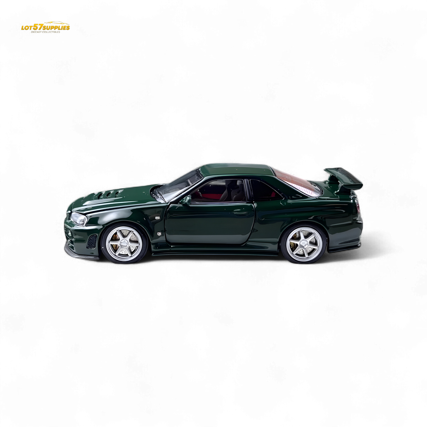 PGM Nissan GTR R34 Z-TUNE British Green 1:64 - Evergreen Kings