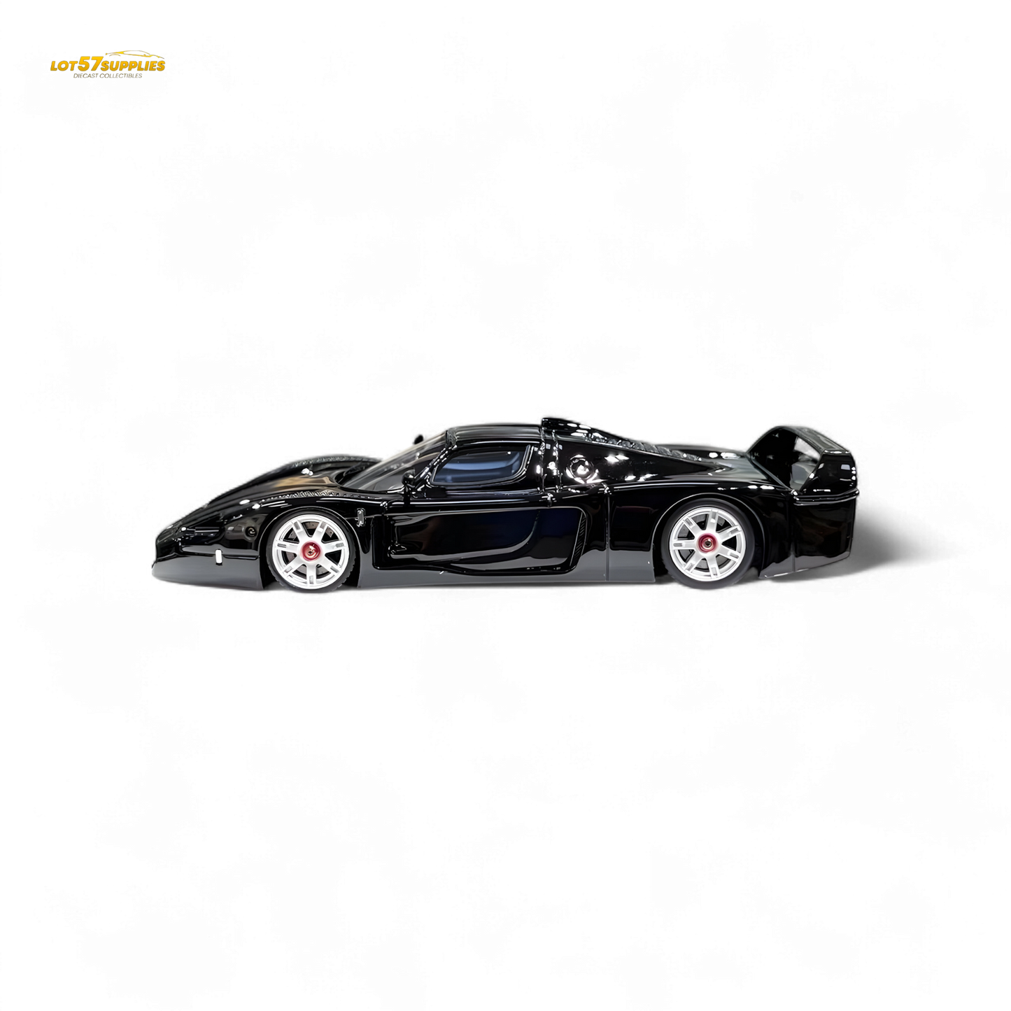 YM Model Maserati MC12 Stradale Corsa Black 1:64 - Evergreen Kings