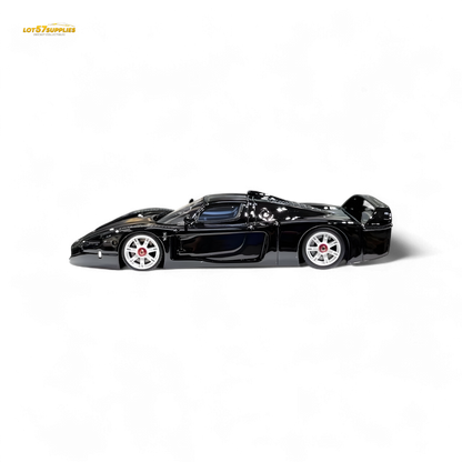 YM Model Maserati MC12 Stradale Corsa Black 1:64 - Evergreen Kings