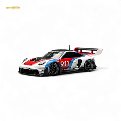 HKM Model Porsche 911 GT3 Rennsport White 1:64 - Evergreen Kings