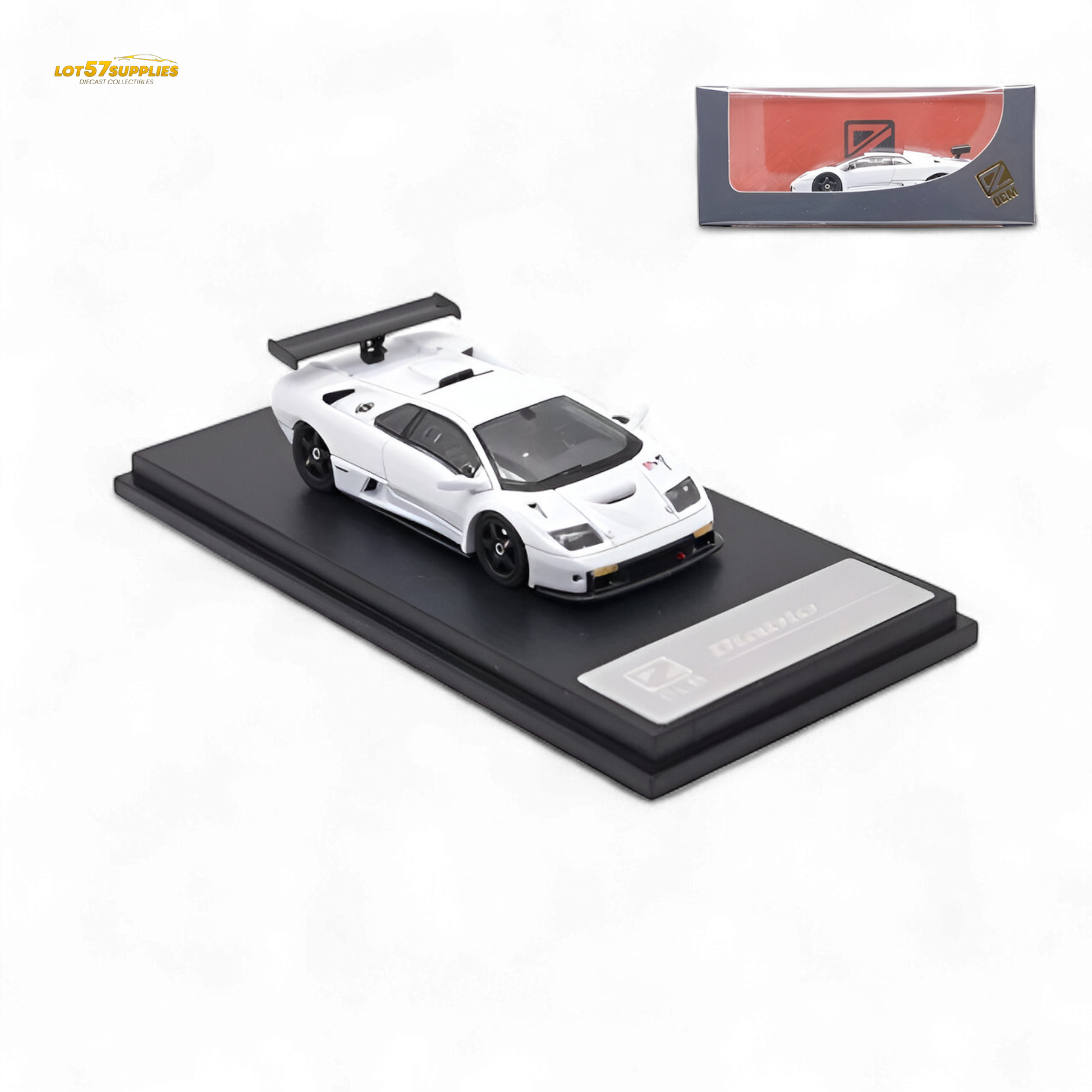 DCM Lamborghini Diablo GT-R White 1:64 - Evergreen Kings