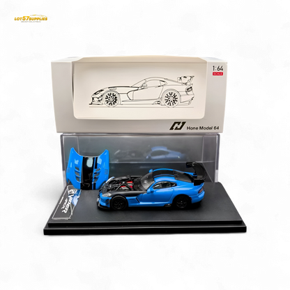 Dodge Viper ACR Competition blue diecast model car by Lot57Supplies Diecast Shop, detailed 1:64 scale collectible.