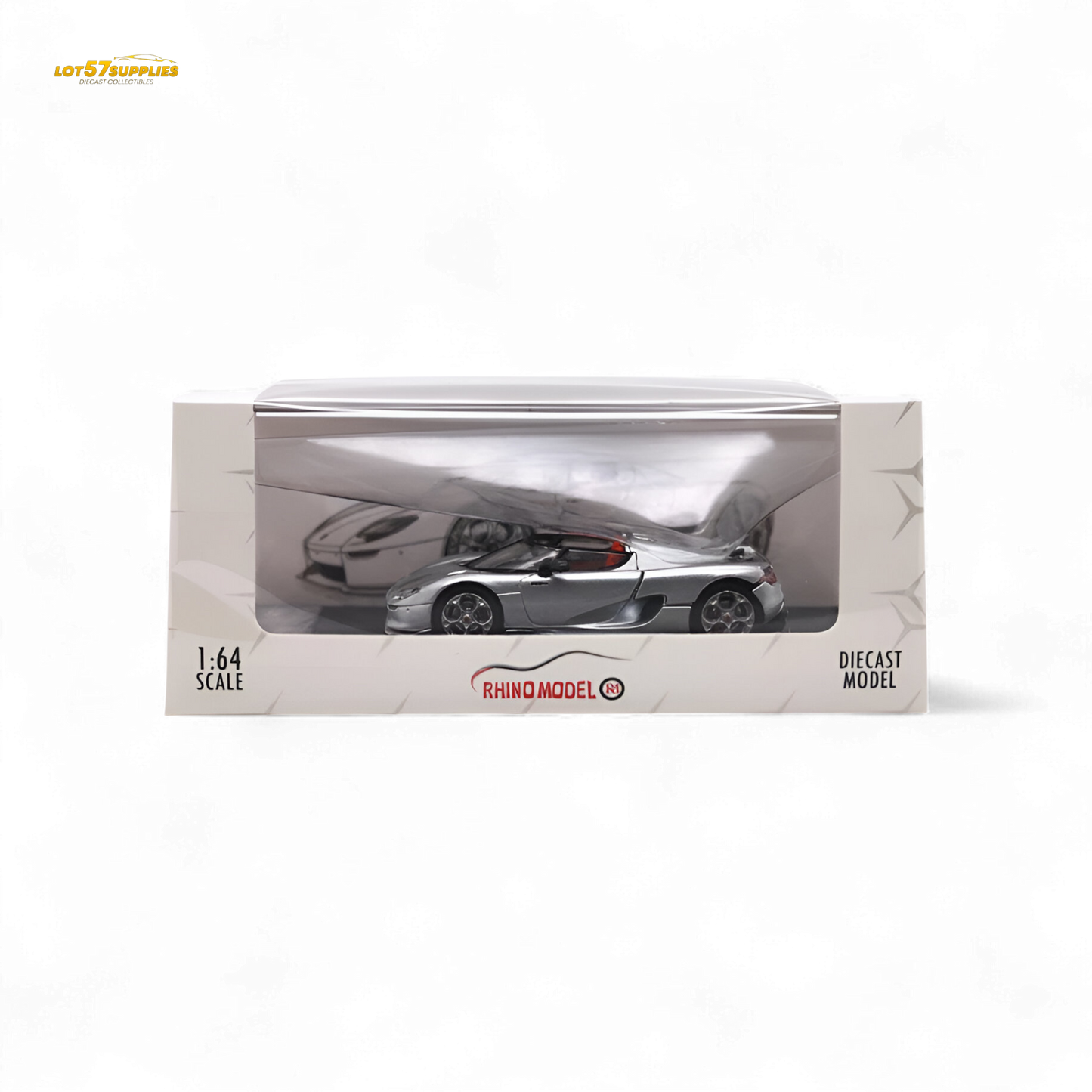Rhino Model CC850 Silver 1:64 - Evergreen Kings