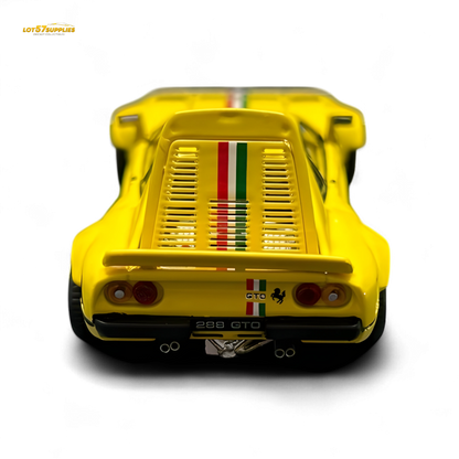 Hone Model 64 288GTO Wide-Body Latte Art Yellow 1:64 - Evergreen Kings