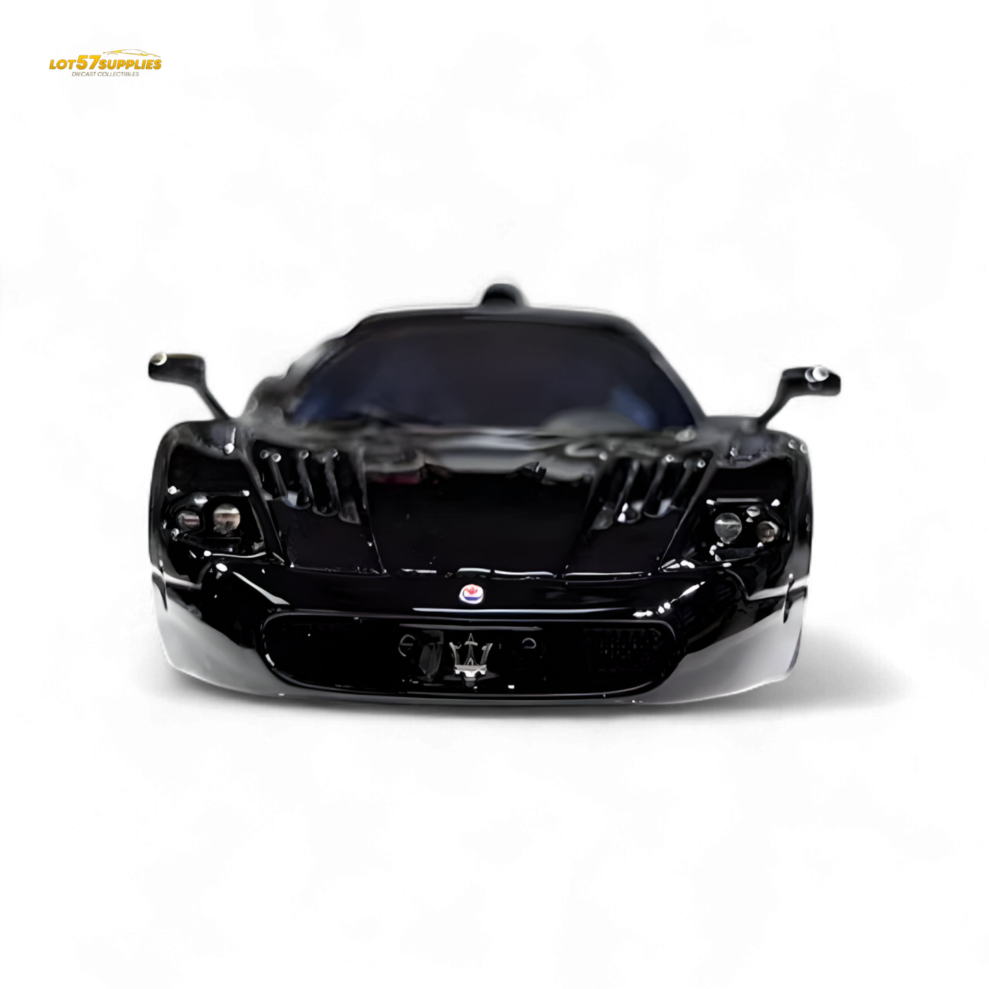 YM Model Maserati MC12 Stradale Corsa Black 1:64 - Evergreen Kings