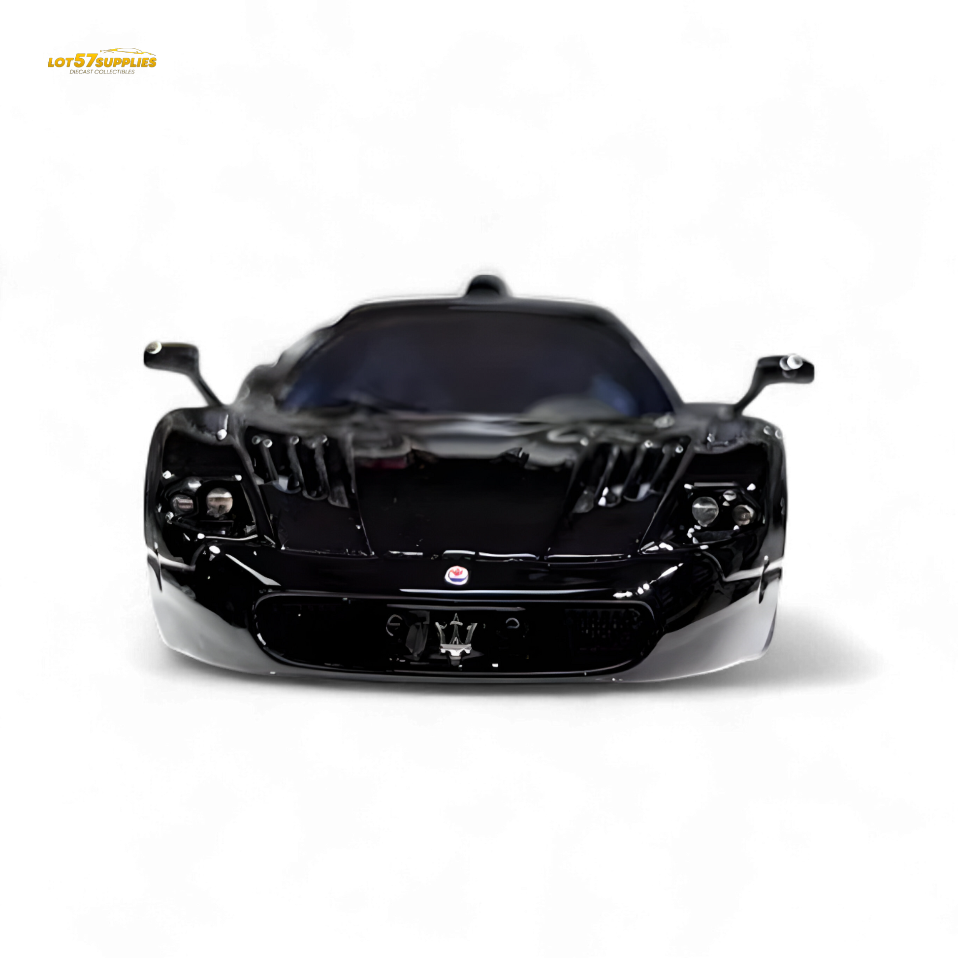 YM Model Maserati MC12 Stradale Corsa Black 1:64 - Evergreen Kings
