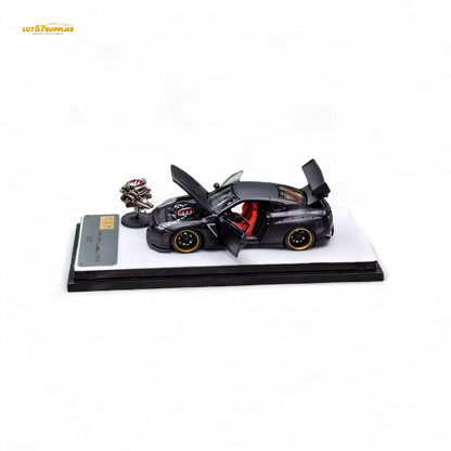 PGM Rocket Bunny R35 Matte Black 1:64 - Evergreen Kings
