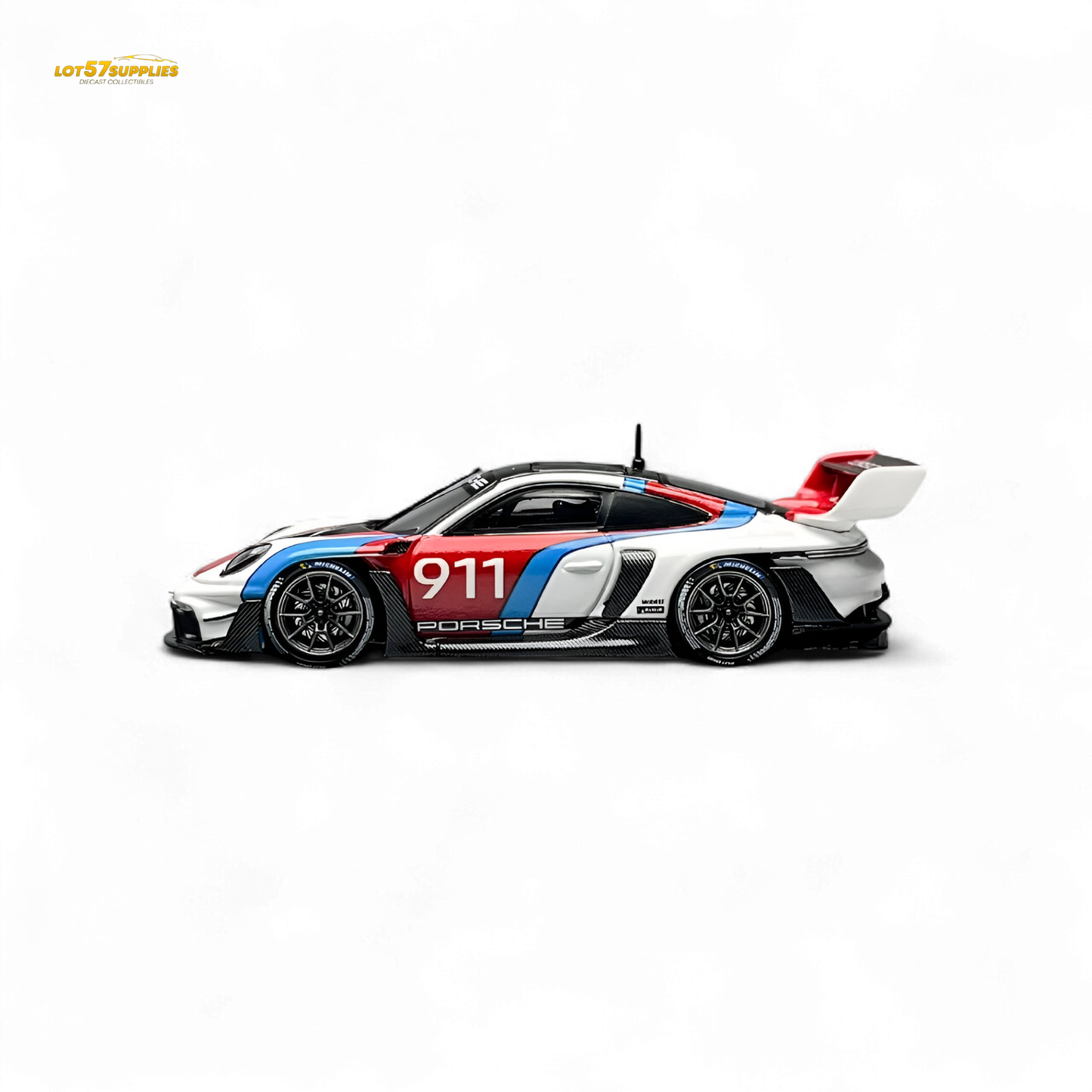 HKM Model Porsche 911 GT3 Rennsport White 1:64 - Evergreen Kings