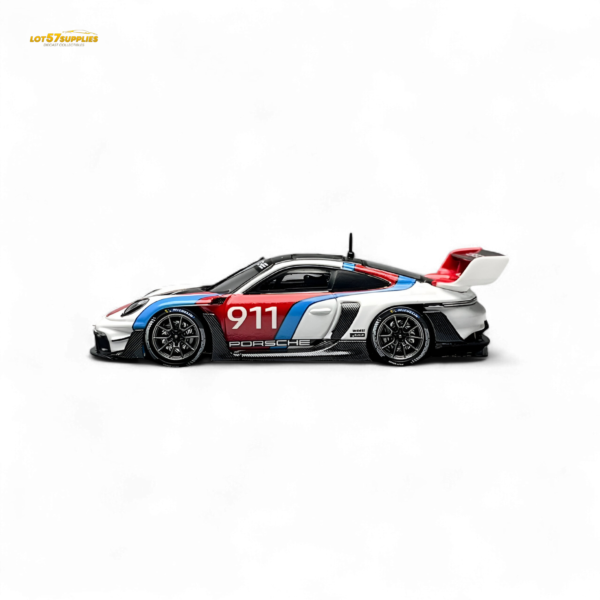 HKM Model Porsche 911 GT3 Rennsport White 1:64 - Evergreen Kings