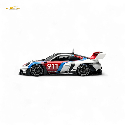 HKM Model Porsche 911 GT3 Rennsport White 1:64 - Evergreen Kings