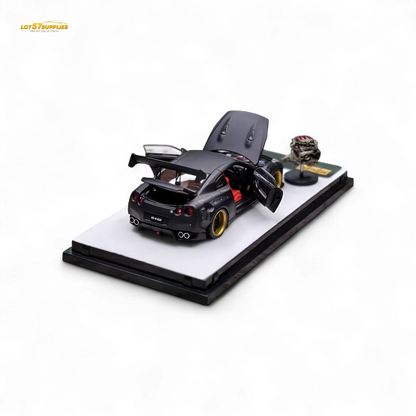 PGM Rocket Bunny R35 Matte Black 1:64 - Evergreen Kings