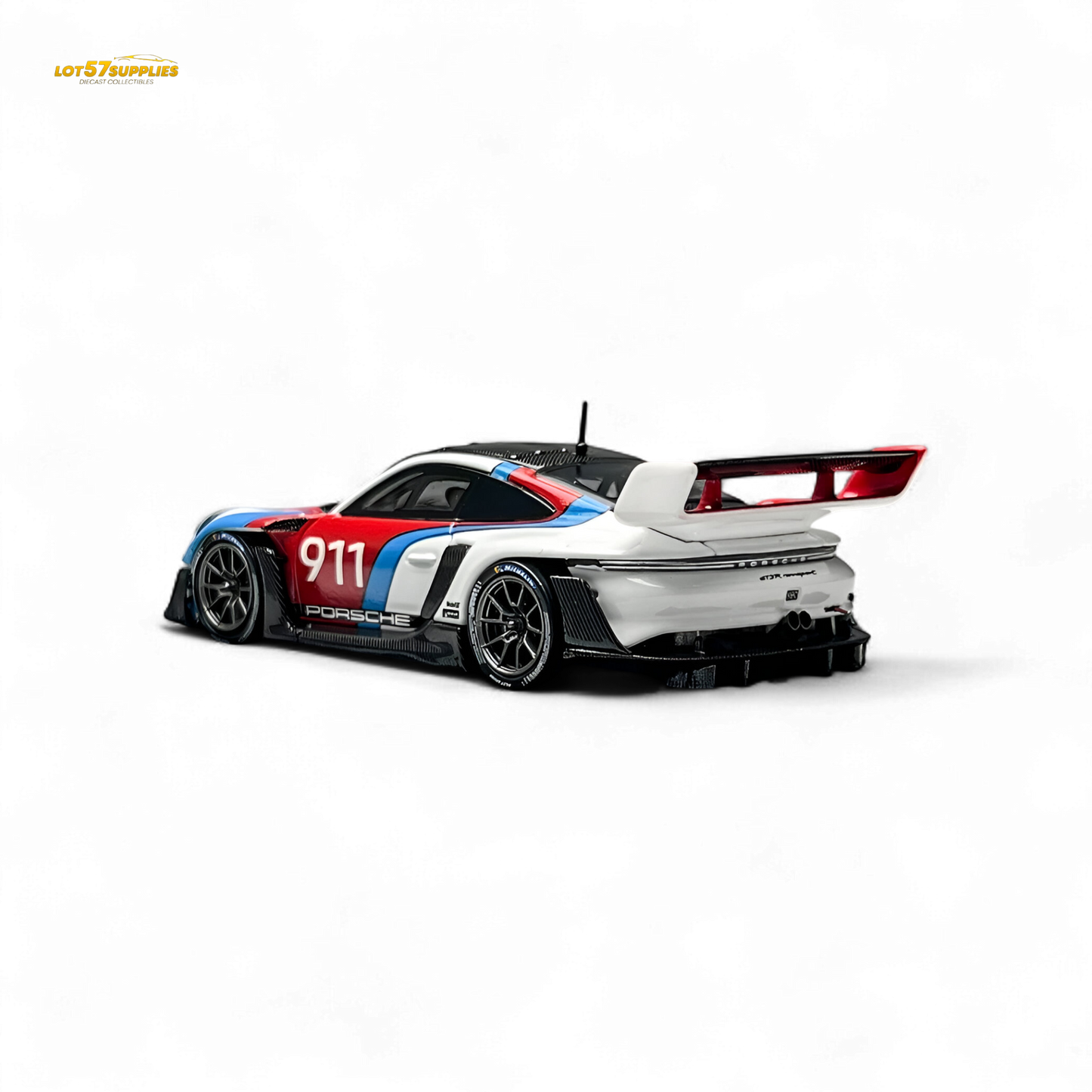 HKM Model Porsche 911 GT3 Rennsport White 1:64 - Evergreen Kings