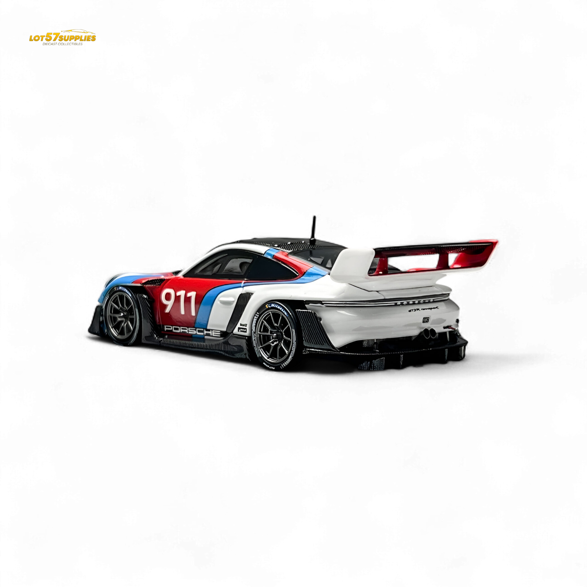 HKM Model Porsche 911 GT3 Rennsport White 1:64 - Evergreen Kings