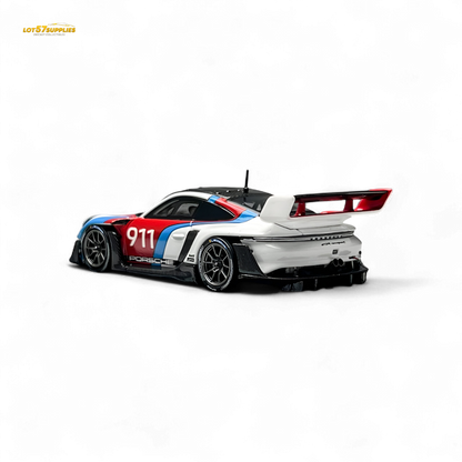 HKM Model Porsche 911 GT3 Rennsport White 1:64 - Evergreen Kings